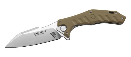Нож складной НОКС Мангуст-2 (песочная рукоять) 336-109406