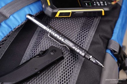 Тактическая ручка - 2 Серая (со стилусом) Mr.Blade Shifter