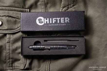 Тактическая ручка - 2 Серая (со стилусом) Mr.Blade Shifter