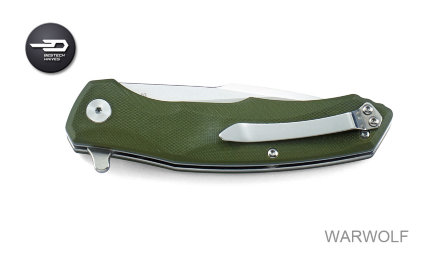 Нож складной Bestech knives BG04B WARWOLF Green G10