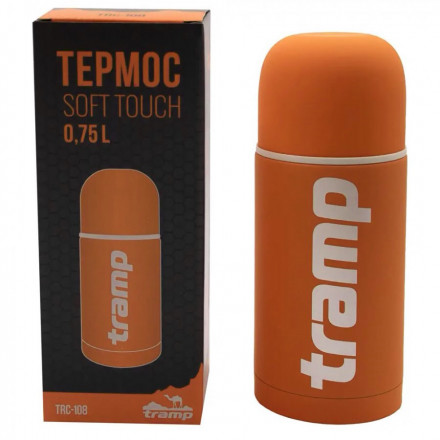 TRC-108 Tramp термос Soft Touch 0,75 л. (Оранжевый)