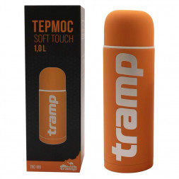 TRC-109 Tramp термос Soft Touch 1,0 л. (Оранжевый)