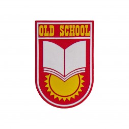 Патч ПВХ OLD SCHOOL 49x74 (красный)