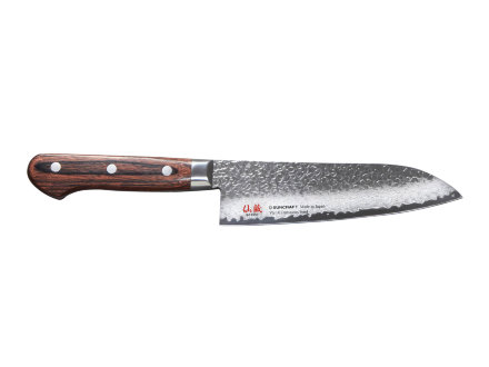 Нож Сантоку SUNCRAFT Senzo Universal FT-01 33 слоя VG10 Pakkawood