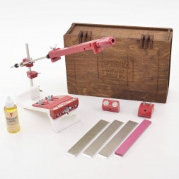 Точилка для ножей ЖУК в ящике (Красный рубин 3000, ЖУК 240, 600, 1000)