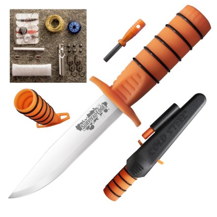 Нож Cold Steel 80PH Survival Edge (Orange)