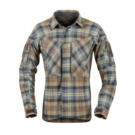 Рубашка фланелевая MBDU (Slate Blue Checkered) Helikon-Tex