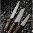 Нож SunCraft SENZO BLACK BD-05 (200мм) VG-10 Damascus steel