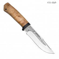 Нож АиР Стрелец 95х18 карельская береза