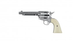 Револьвер пневматический Colt SAA 45 BB Nickel