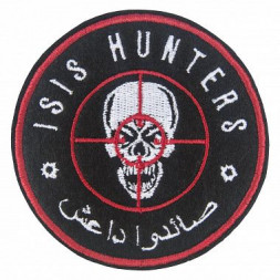 Патч ISIS HUNTERS (80х80) (Черный)
