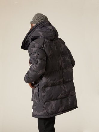 Парка N-3B QUILTED (Black Woodland Camo) Alpha Ind.