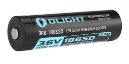 Аккумулятор Li-ion Olight HDC ORB-186S30 18650 3,7 В. 3000 mAh