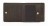 2005120 Портмоне ZIPPO, коричневое, натуральная кожа / холщовая ткань, 11x1,5x10,5 см