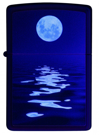 Зажигалка ZIPPO 49810 Full Moon Black Light Design